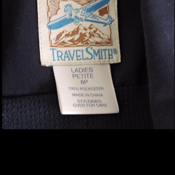 TravelSmith Navy Blue Blazer Top 8P - Picture 4 of 4